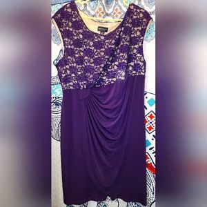 Semi-formal purple dress sz20